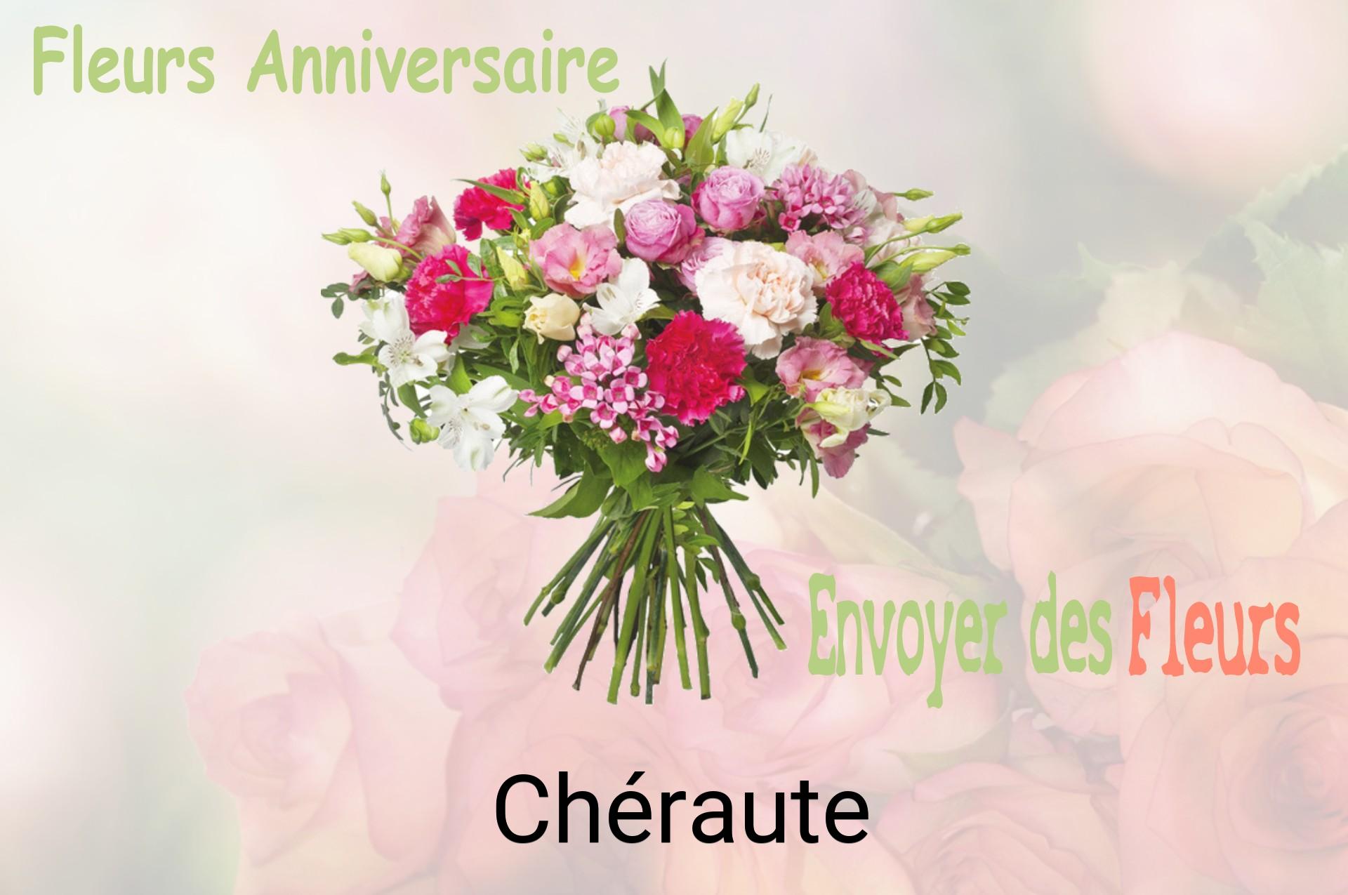 Bouquet de fleurs d’anniversaire livré à Chéraute