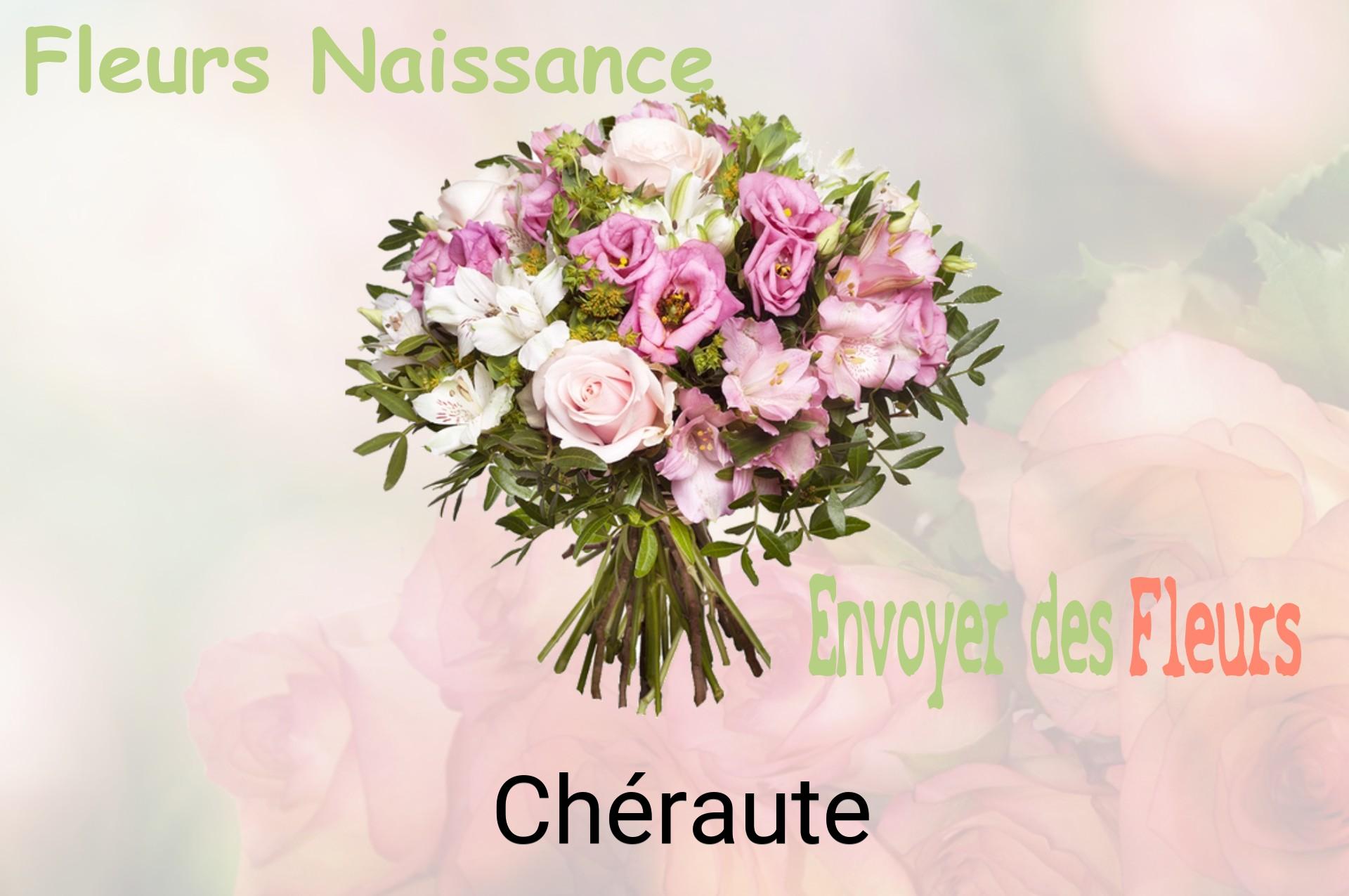 Bouquet de fleurs de naissance livré à Chéraute